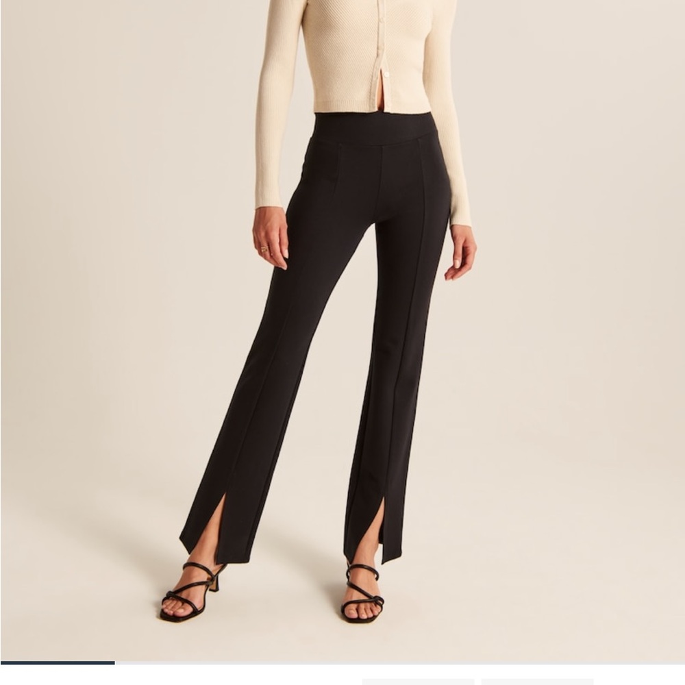 A&F split hem pants
